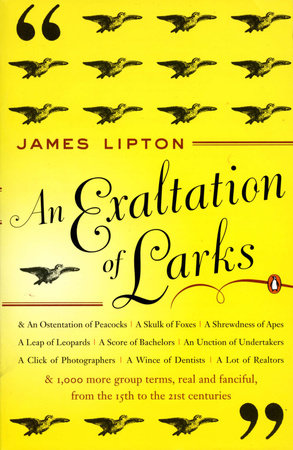 An Exaltation of Larks by James Lipton
