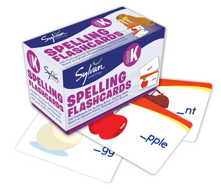 Kindergarten Spelling Flashcards by Sylvan Learning