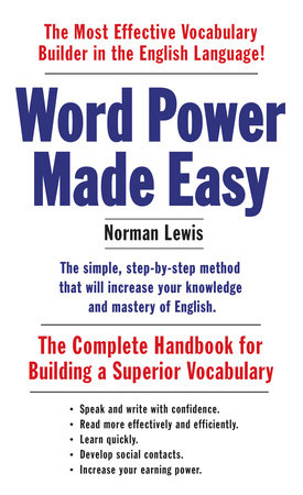 Word Power Made Easy by Norman Lewis