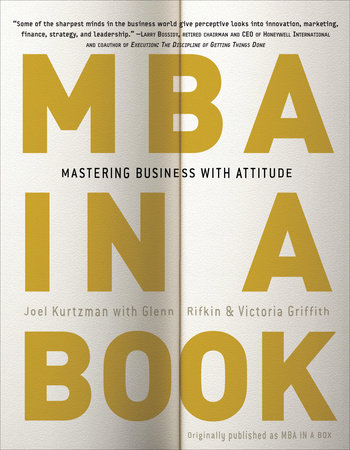MBA in a Book by Joel Kurtzman, Glenn Rifkin and Victoria Griffith