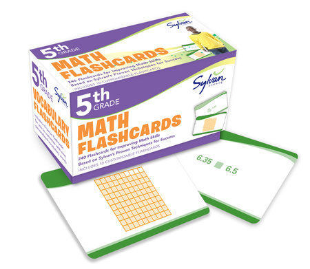 5th Grade Math Flashcards by Sylvan Learning