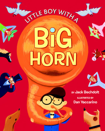 Little Boy with a Big Horn by Golden Books