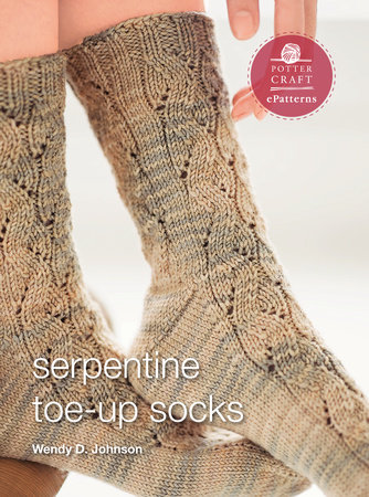 Serpentine Socks by Wendy D. Johnson