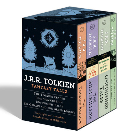 Tolkien Fantasy Tales Box Set (The Tolkien Reader, The Silmarillion, Unfinished Tales, Sir Gawain and the Green Knight) by J.R.R. Tolkien