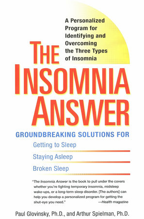 The Insomnia Answer by Paul Glovinsky and Art Spielman