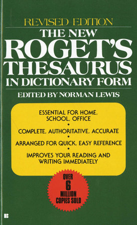 The New Roget's Thesaurus in Dictionary Form by American Heritage Editors