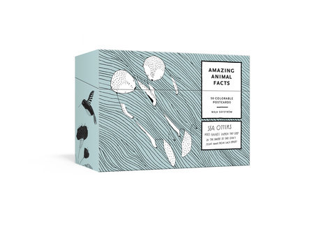 Amazing Animal Facts Postcards by Maja Säfström