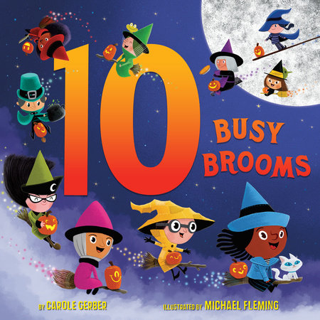 10 Busy Brooms by Carole Gerber