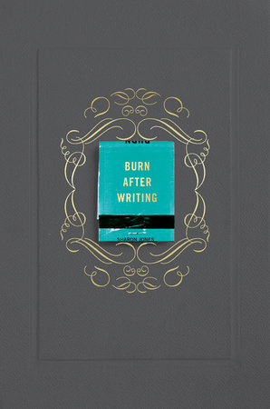 Burn After Writing (Snowy Forest) by Sharon Jones