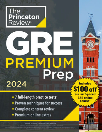 Princeton Review GRE Premium Prep, 2024 by The Princeton Review