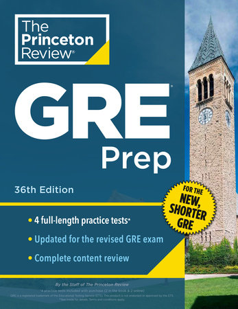 Princeton Review GRE Prep, 36th Edition by The Princeton Review