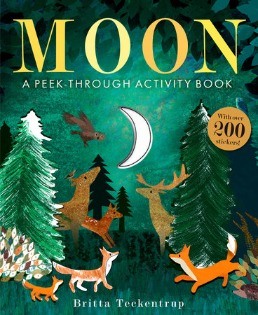 Moon: A Peek-Through Activity Book by Britta Teckentrup