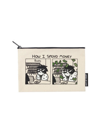 Sarah's Scribbles: How I Spend Money Pouch by Out of Print