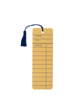 Library Card Bookmark by Out of Print