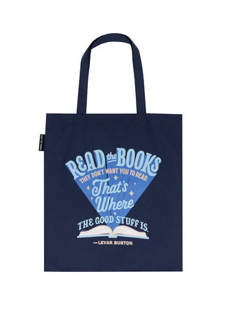 Levar Burton: Read the Books They Don't Want You to Read Tote Bag by Out of Print