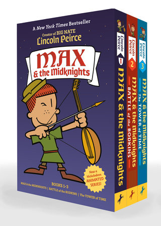 Max and the Midknights Paperback 3-Book Boxed Set by Lincoln Peirce
