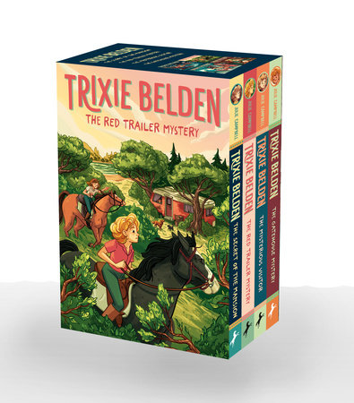 Trixie Belden Boxed Set #1-4 by Julie Campbell