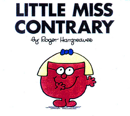 Little Miss Contrary by Roger Hargreaves
