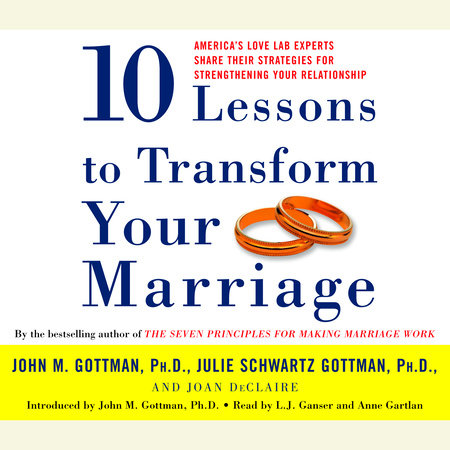 Ten Lessons to Transform Your Marriage by John Gottman, PhD, Julie Schwartz Gottman, PhD and Joan DeClaire