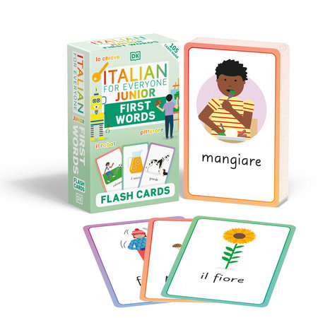 Italian for Everyone Junior First Words Flash Cards by DK