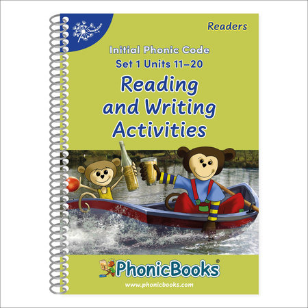 Phonic Books Dandelion Readers Reading and Writing Activities Set 1 Units 11-20 Pip Gets Rich (Two Letter Spellings sh, ch, th, ng, qu, wh, -ed, -ing, -le) by Phonic Books