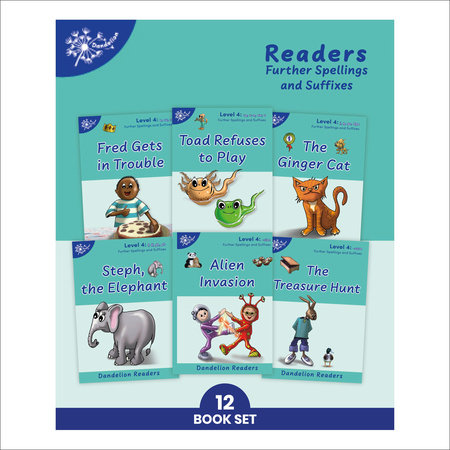 Phonic Books Dandelion Readers Further Spellings and Suffixes Level 4 by Phonic Books