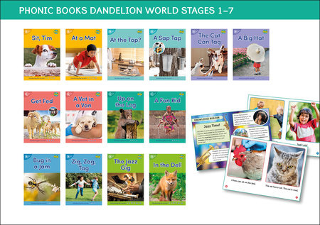 Phonic Books Dandelion World Stages 1-7 (Alphabet Code) by Phonic Books