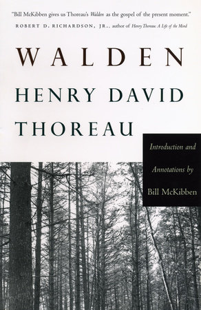 Walden: With an Introduction and Annotations by Bill McKibben by Henry David Thoreau