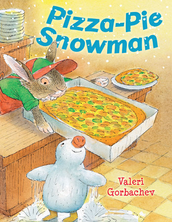 Pizza-Pie Snowman by Valeri Gorbachev