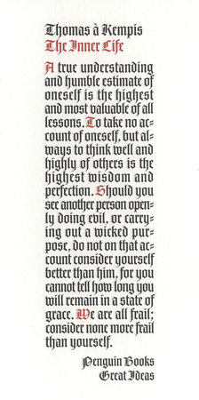 The Inner Life by Thomas a Kempis