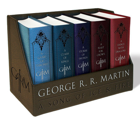 George R. R. Martin's A Game of Thrones Leather-Cloth Boxed Set (Song of Ice and Fire Series) by George R. R. Martin