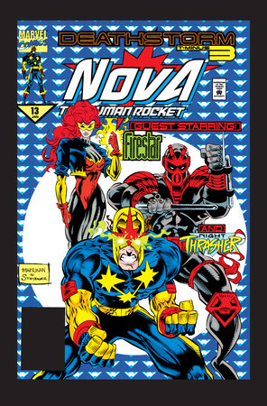 NEW WARRIORS: NOVA & NIGHT THRASHER OMNIBUS CHRIS MARRINAN COVER by Fabian Nicieza