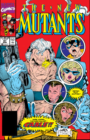 New Mutants Omnibus Vol. 4 Rob Liefeld Cable Cover by Louise Simonson and Fabian Nicieza