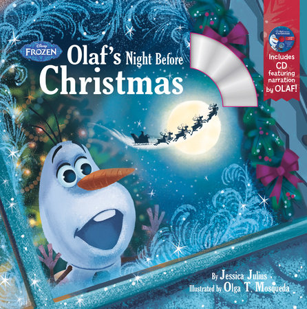 Olaf's Night Before Christmas Book & CD by Disney Books