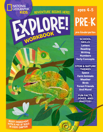 National Geographic Kids Explore Workbook Pre-K by National Geographic Kids