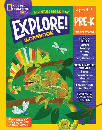 National Geographic Kids Explore Workbook Pre-K by National Geographic Kids