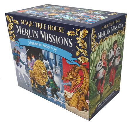 Magic Tree House Merlin Missions Books 1-25 Boxed Set by Mary Pope Osborne