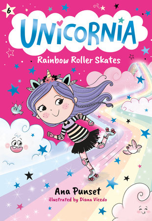 Unicornia: Rainbow Roller Skates by Ana Punset
