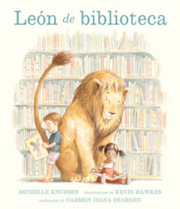 León de biblioteca