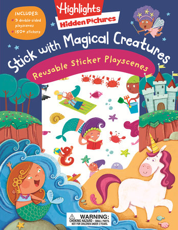 Stick with Magical Creatures Reusable Sticker Playscenes by 