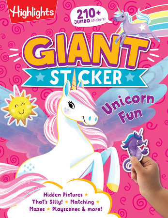 Giant Sticker Unicorn Fun by 