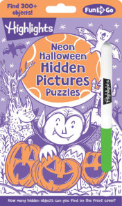 Halloween Neon Hidden Pictures Puzzles