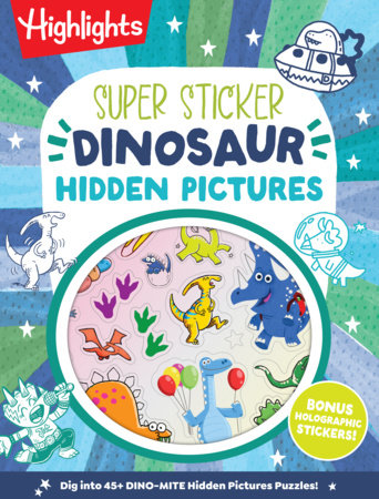 Super Sticker Dinosaur Hidden Pictures
