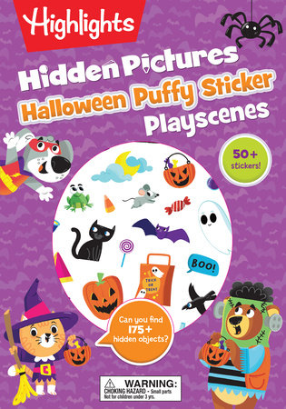 Halloween Hidden Pictures Puffy Sticker Playscenes by 