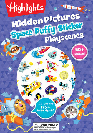 Space Hidden Pictures Puffy Sticker Playscenes by 