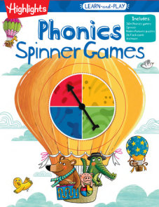 Highlights Learn-and-Play Phonics Spinner Games