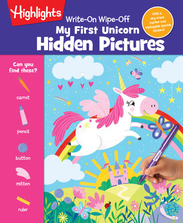 Write-On Wipe-Off My First Unicorn Hidden Pictures by Highlights