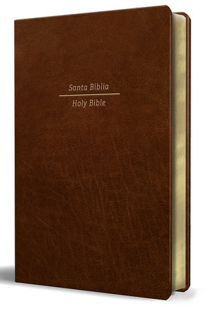Biblia Bilingüe Reina Valera 1960/ESV Tamaño grande piel marrón / Bilingual Bible RVR60/English Standard Large Size Large Print Leather by Reina Valera Revisada 1960