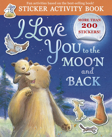 I Love You to the Moon and Back Sticker Activity by Amelia Hepworth