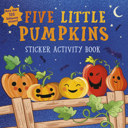 Five Little Pumpkins sticker activity book by Villetta Craven